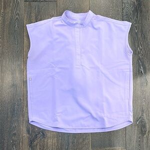 FIGS Women’s Rafaela Oversized Scrub Top - Lavender Dew